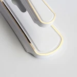 High Quality Golden Margin Decorated Door Handle With Lock Doorknobs Door Hardware