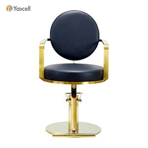 High-quality golden salon beauty styling barber chair newest saloon chair all purpose styling chair