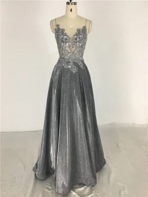 High quality luxury backless women ball gown prom dresses with court train