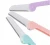 Import High quality makeup tool eyebrow knife 3pcs colorful foldable plastic eyebrow razor from China