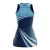 Import High Quality Net Ball A-line Sleeveless Letter Printing Bodysuit Blue Woman Sports Dress from China