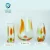Import High quality orange and green custom different style cheap clear murano glass cylinder vase made in china from China