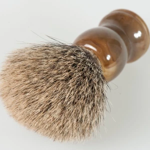 High Quality Pure Badger Hair Resin Handle Shaving Makeup Brush