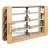 High Quality School Furniture Library Equipment Double Side Library Bookshelf