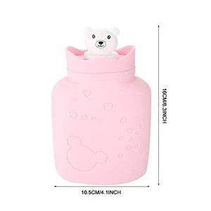 High quality silicone warm water bag custom silicone hot water bottle