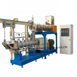 high quality twin screw fish feed extruder flotation fish food making machine processing equipment