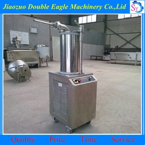 High quality vertical hydraulic stainless steel automatic sausage meat extruder/sausage making equipment