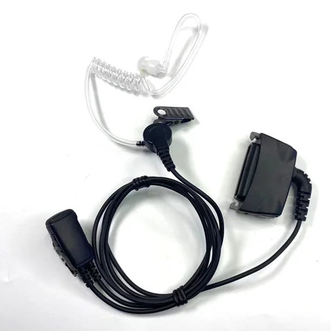 High quality Walkie talkie earphone Clear acoustic tube earpiece headset with Mic PTT for Nokia EADS THR880i