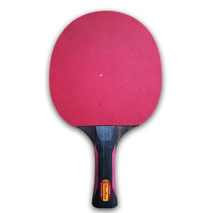 High Quality Wooden 5 Star Training Double-Sided Table Tennis Bat