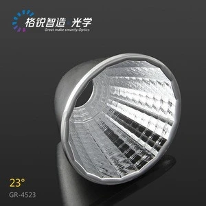 High reflective torch light LED reflector GR4524 45mm for led lamp cup