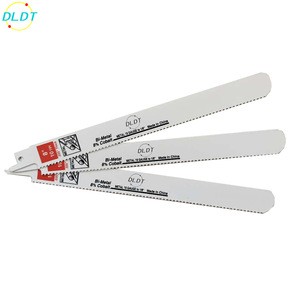 High speed steel M42 Bimetal Reciprocating saw blades for portable power tools cutting nails pallets,wood,metal