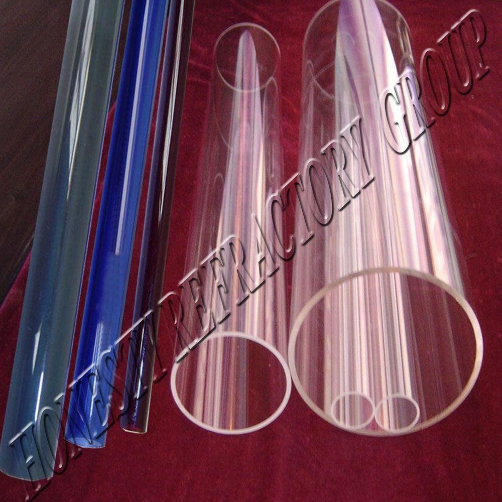 high temperature brisbane polish large diameter Colored Borosilicate Glass Tube