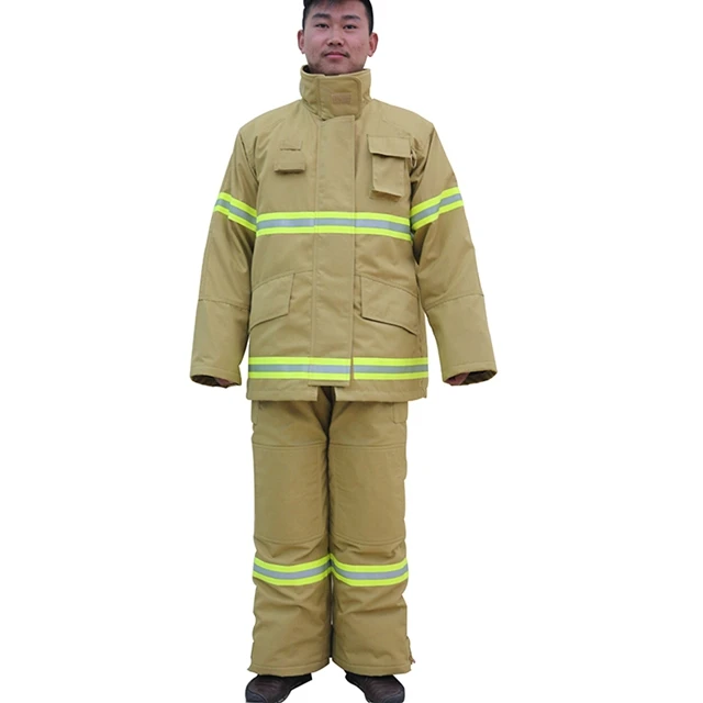 High temperature resistance fireman fire fighter uniform suit
