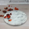 HNA Taiwan Made Natural Marble Round Board Cheese Dessert Fruit Serving Plate