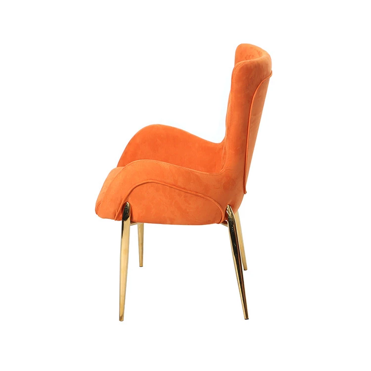 Home Furniture furniture sofa high back  soft leather PU Metal sofa chair
