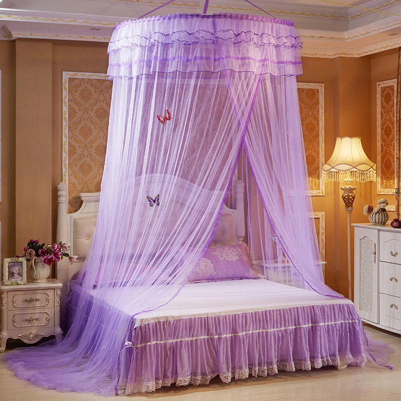Home Use King Size Round Luxury Princess Mosquito Net Bed Canopy