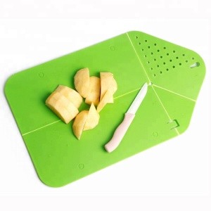Homesen kitchen folding foldable plastic cutting chopping board