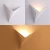 Import HOOYI Minimalist Triangle Shape LED Wall Lamps Nordic Style Indoor Wall Lamps Living Room Lights Simple Lighting from China