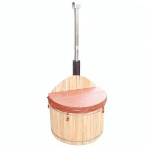 Hot new products high grade electrical SPA soaking small wooden bathtub