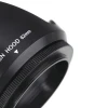 Hot new products retail quality and cheap price camera 62mm lens hood