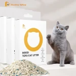 Hot Not Waterproof Customized Flushable Green Tea Pet Products Tofu Mixed Cat Litter