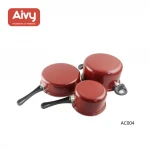 hot sale 3pcs kitchenware cooking non stick cookware set