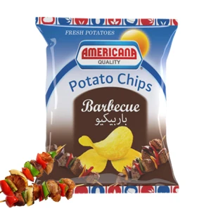 Hot Sale BBQ Flavor Baking Snacks Food Barbecue Fresh Potato Chips