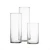 Import hot sale clear glass tall cylinder vases wholesale for wedding table decoration centerpiece from China