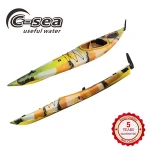 Hot Sale High Quality Cheap Sit in Single Person Plastic Canoe Kayak