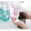 hot sale high quality colorful body lotion dish wash plastic face cleaning shaving dispenser foaming soap square lotion bottle