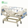 Hot sale Medical beds Three function crank manual hospital beds for patient