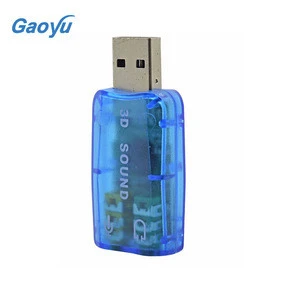 HOT sale Mini External USB Sound Card 5.1 Channel Audio Card Adapter 3.5mm Speaker Microphone Earphone Interface for PC Computer