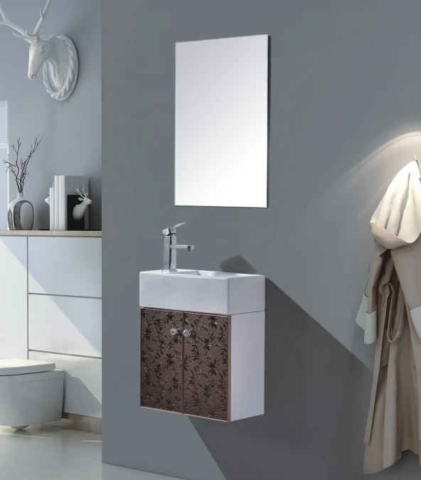 Hot Sale modern style economic bathroom cabinet modern bathroom vanity for apartment