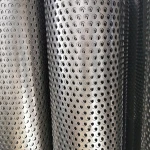 Hot sale perforated metal mesh security staggered holes stainless steel wire mesh