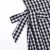 Hot sale plaid women dress dress v neck fitted dress in low price