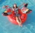 Import Hot sale pvc custom made cheap inflatable wings red bowknot swimming ring, inflatable  butterfly swim ring from China