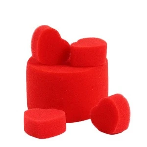 Hot sale soft magic trick heart shape sponge