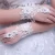 Import Hot sale top quality cheap short fingerless lace woman wedding gloves for bridal with crystal MGB2 from China