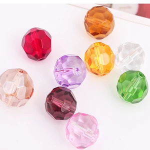 hot sales crystal glass round painting bead