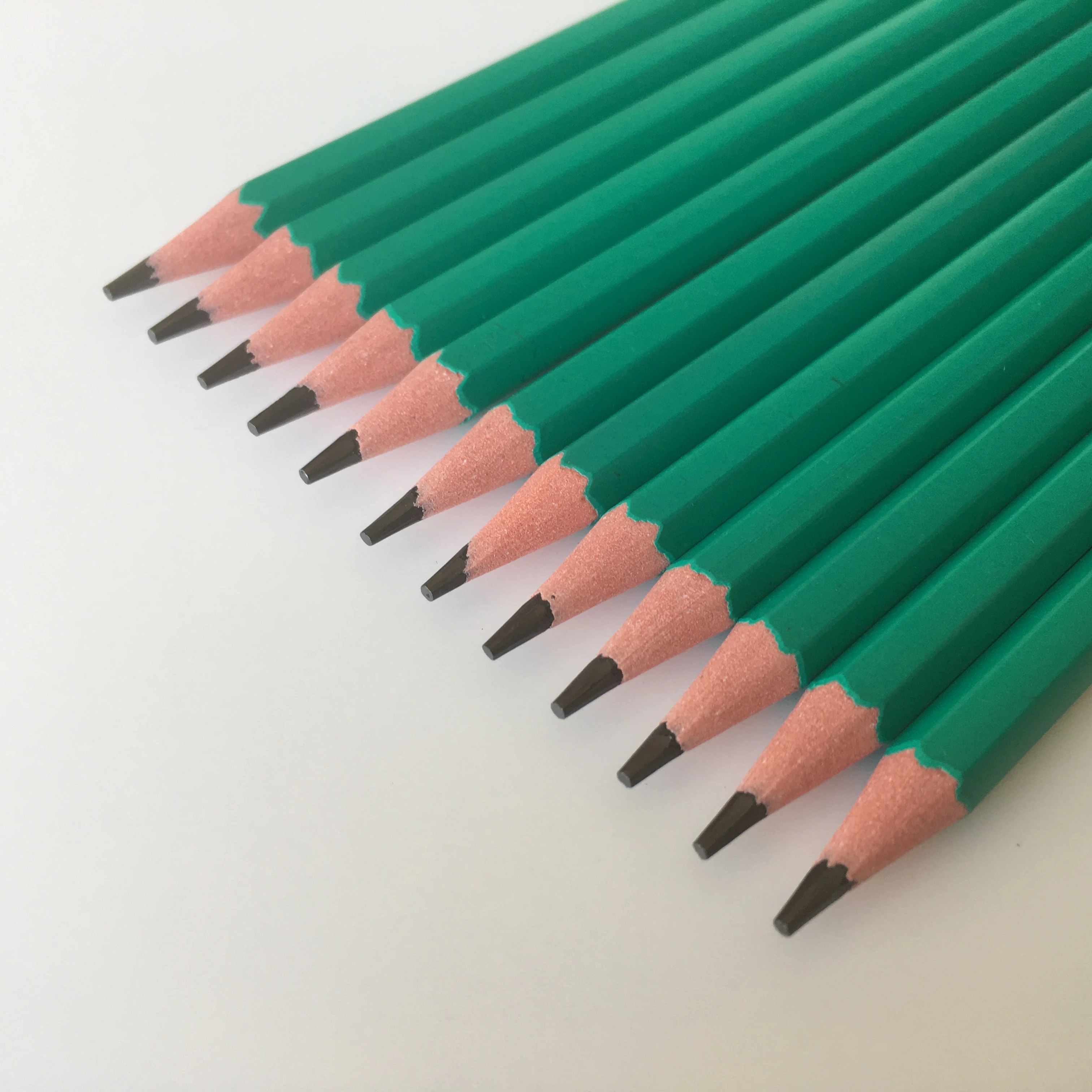 Hot Sell Factory Free Sample 17.5cm  Soft Lead 2 HB Pencil  with Logo