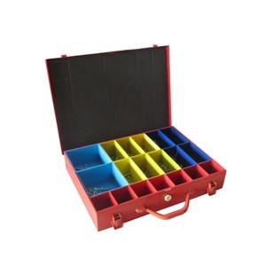Hot sell Factory Price High Quality Portable Steel tool box with plastic inner box
