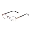 Hot Sell Fashion High Quality Eyewear Metal Square WITH SPRING Frame Eyeglasses Business Optical spectacle Frames In Stock