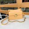 Hot sell slap-up design gold chain messenger bag popular design luxury shoulder bags women in low price ladies sling bag handbag