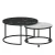 Import Hot Seller Luxury  Round Marble Ceramic Glass Top Coffee Table with Stainless Steel Base from China
