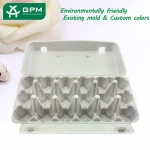 Hot Selling 18 Eggs Recycled Cardboard Molded Paper Egg Crate