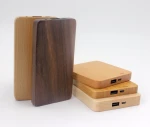 Hot Selling Custom Maple Walnut 4000mAh Wood Power Bank