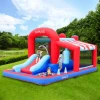 Hot Selling Product Red Inflatable Blow Up Slider Bouncy House With High Quality, Outdoor Bouncer Slide