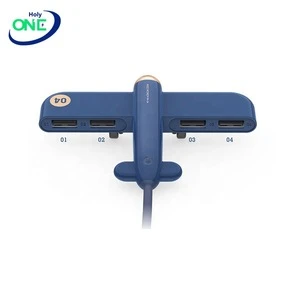 Hot Selling Promotional High Quality Airplane 4 Port Tablet Usb Hub