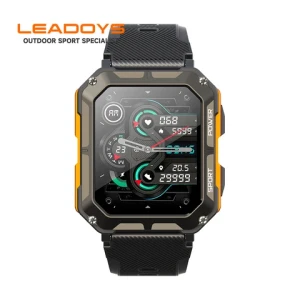 Hot sport Watch C20 Pro 1.83Inch IP68 Men 380mAh battery Music BT Call Outdoor Fitness Tracker Heart Rate Pressure Blood Oxygen