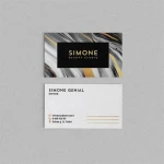 Hot stamping flash cards black paper 3d debossed printing  business card